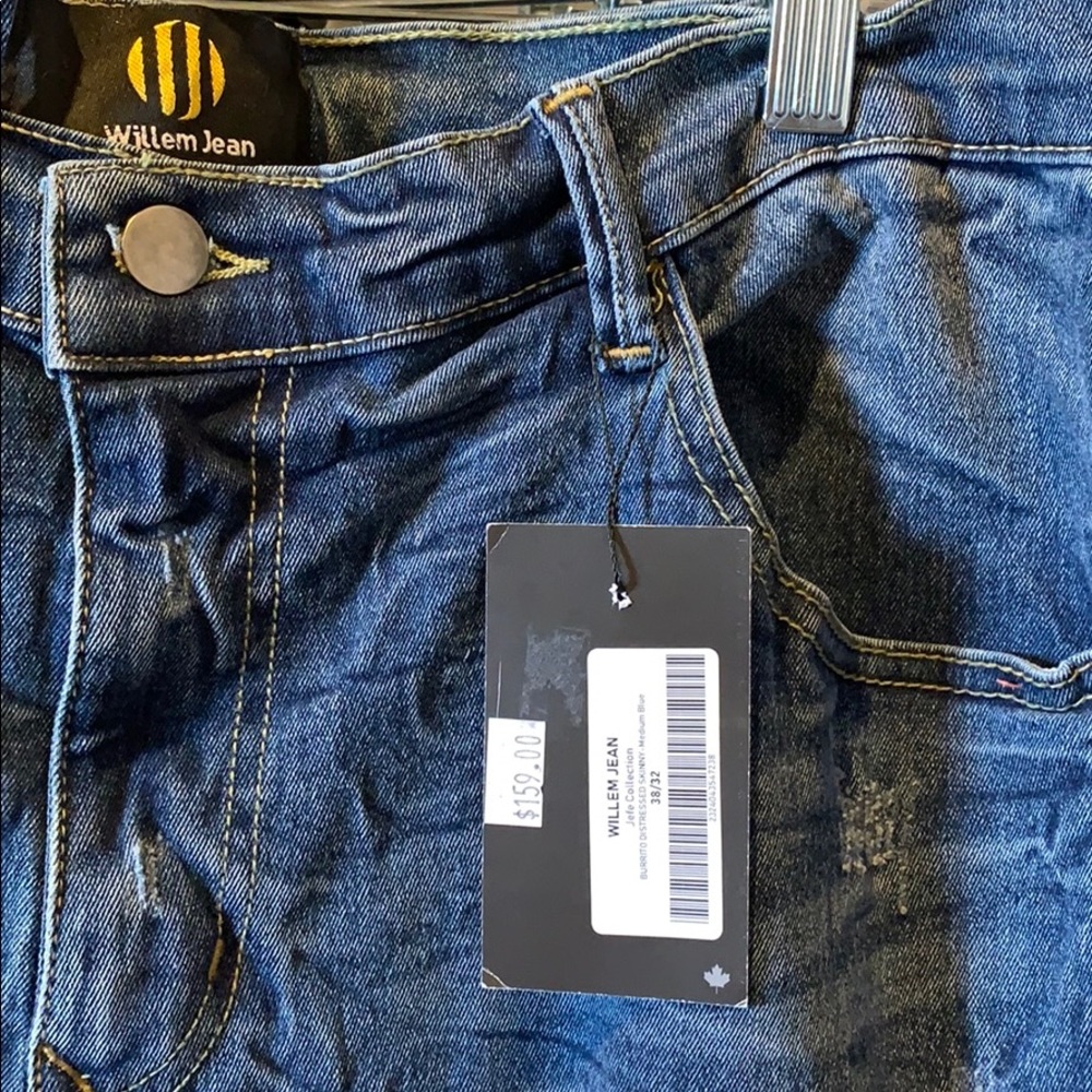 Donated NWT Willem Jean distressed skinny jeans
